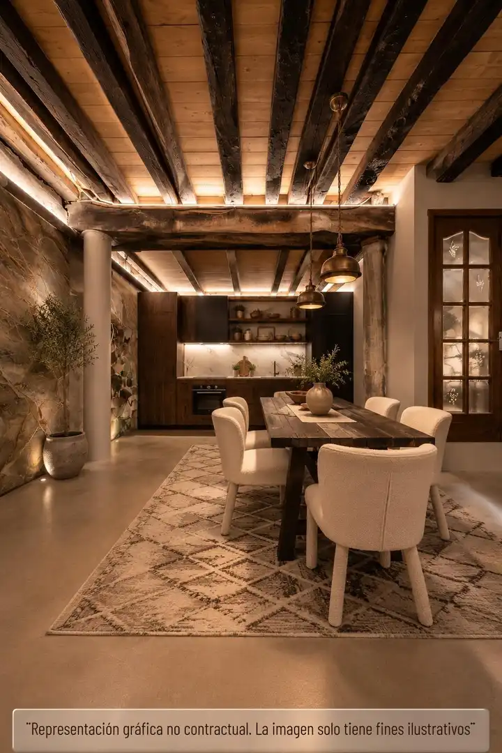 Cocina de Casa adosada en venta en Solórzano con Jardín privado y Balcón