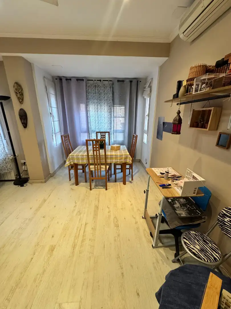 Dining room of Flat for sale in Valencia  with Parquet flooring and Terrace