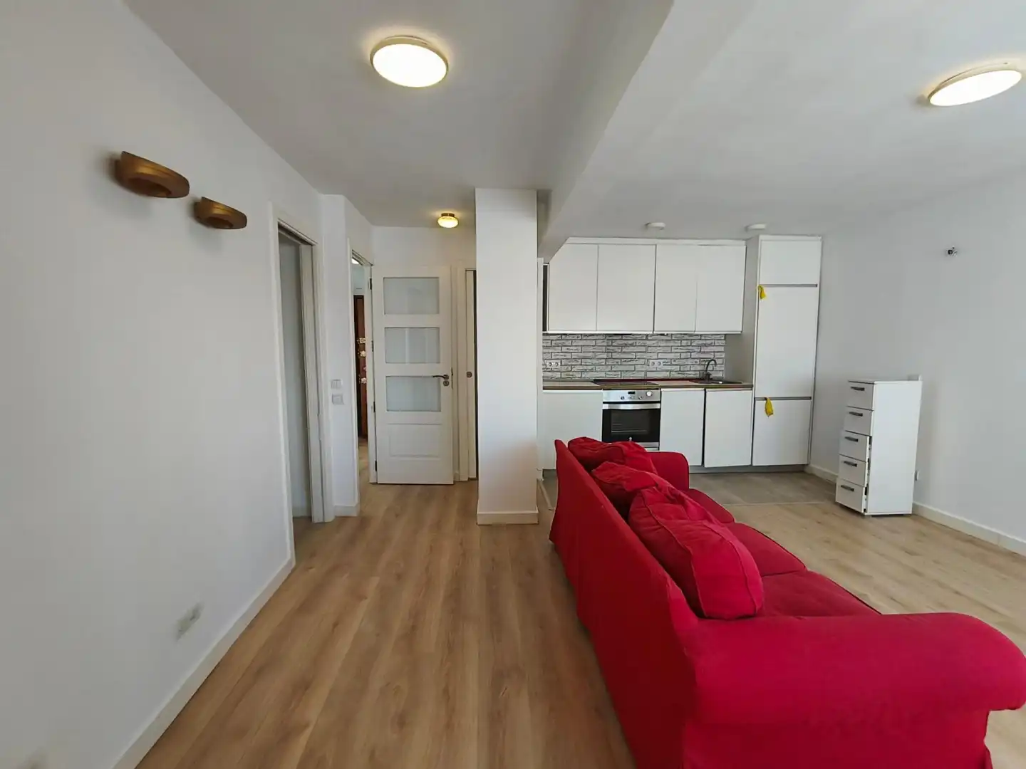 Sala de estar de Apartamento de alquiler en Madrid con Aire acondicionado y Calefacción