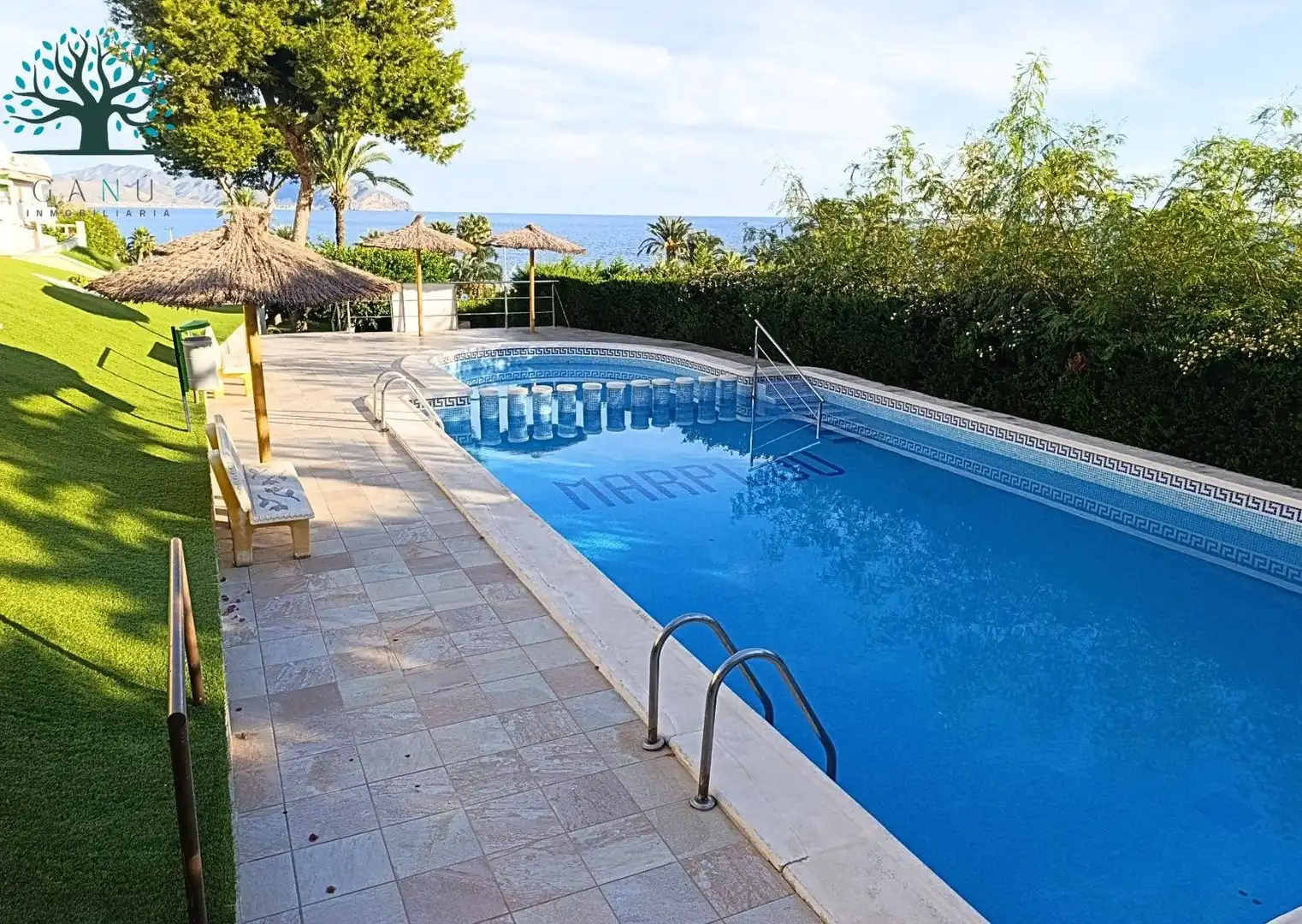Schwimmbecken von Wohnungen zum Verkauf in Mazarrón mit Terrasse, Möbliert und Balkon