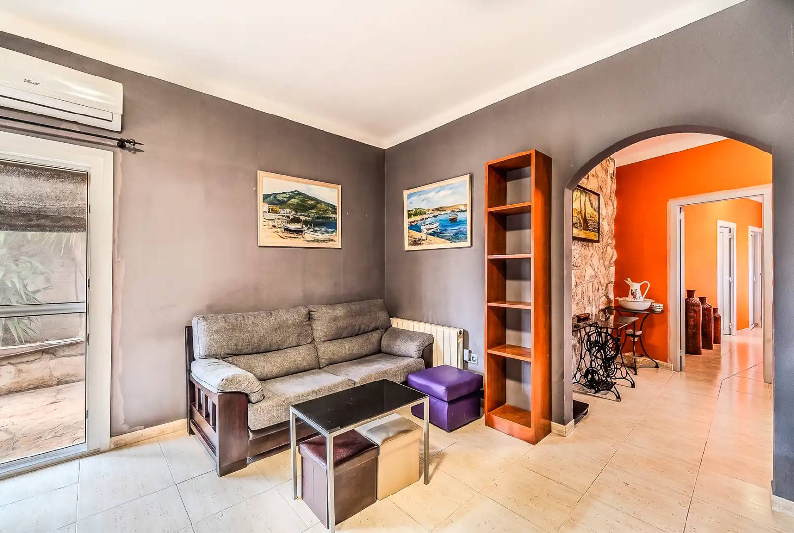 Sala d'estar de Casa o xalet en venda en L'Ametlla de Mar  amb Calefacció, Jardí privat i Terrassa