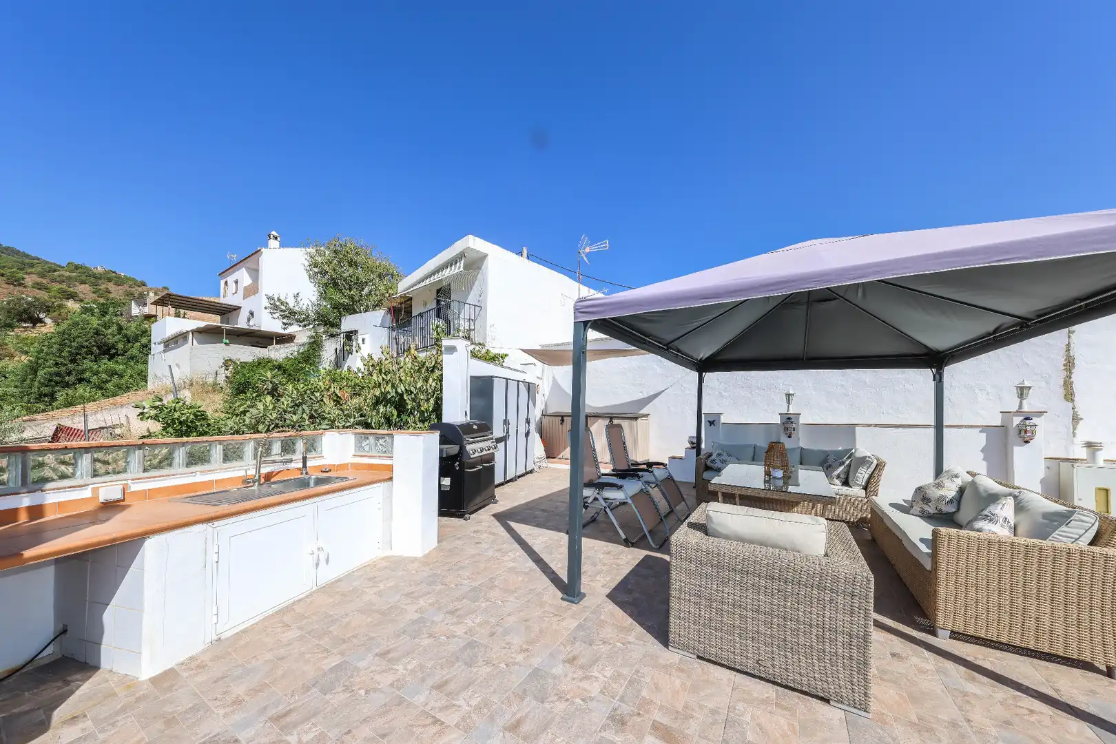 Terraza de Casa adosada en venta en Tolox con Terraza y Amueblado