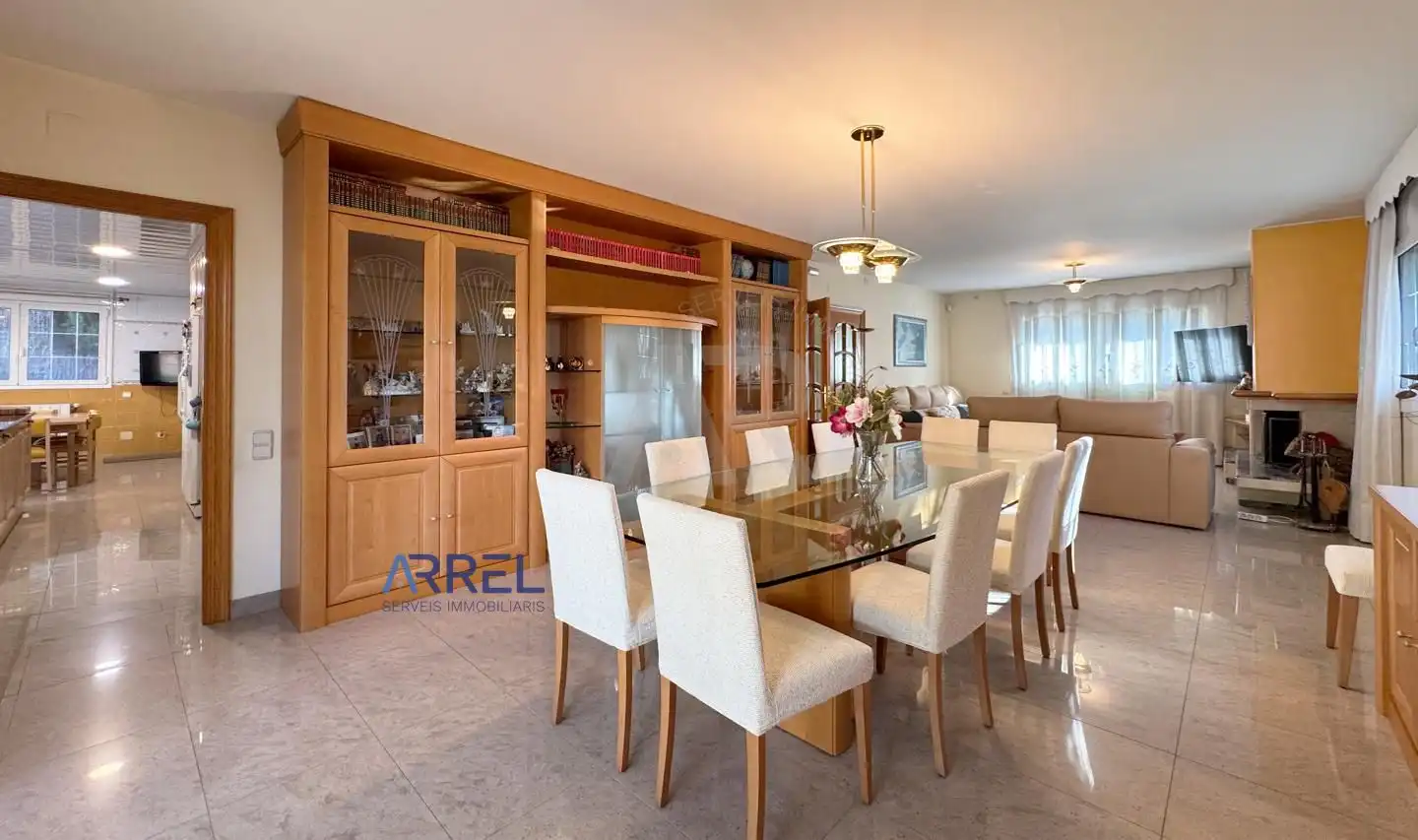Comedor de Casa o chalet en venta en Vallromanes con Jardín privado, Terraza y Piscina