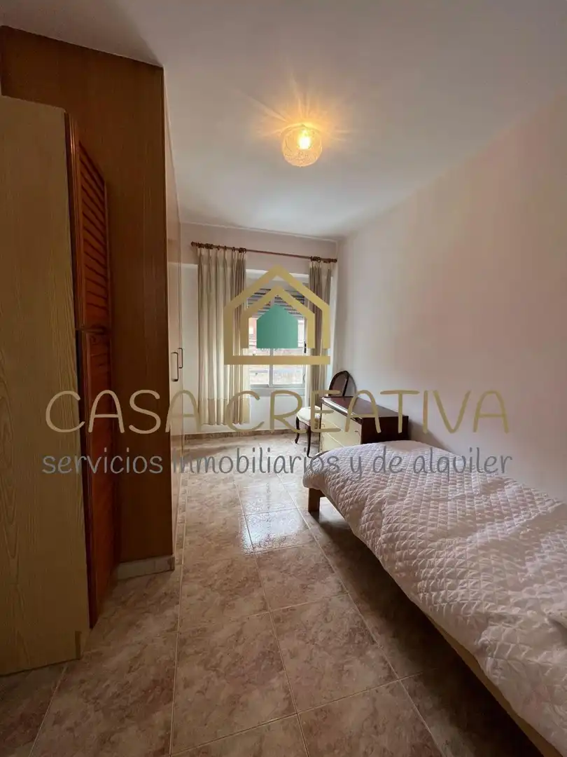 Bedroom of Flat for rent in Valencia  with Air Conditioner, Heating and Terrace