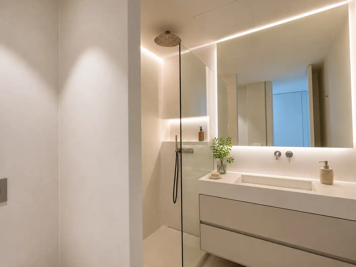 Badezimmer von Haus oder Chalet zum Verkauf in Sant Vicenç de Montalt mit Klimaanlage, Heizung und Privatgarten