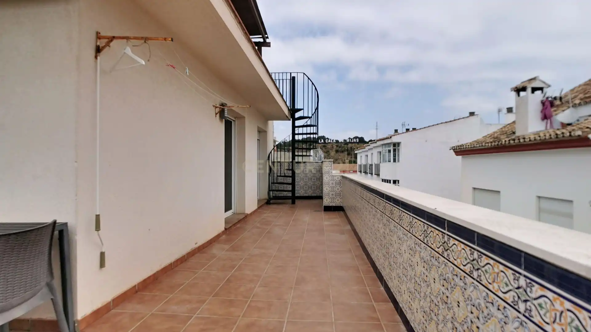 Terrace of Apartments for rent in Mijas  with Air Conditioner and Washing machine
