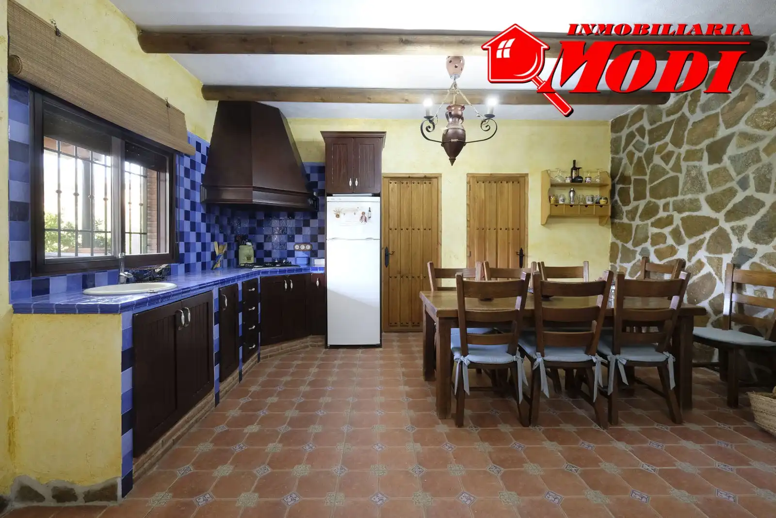 Cocina de Finca rústica en venta en Villamena con Jardín privado y Terraza