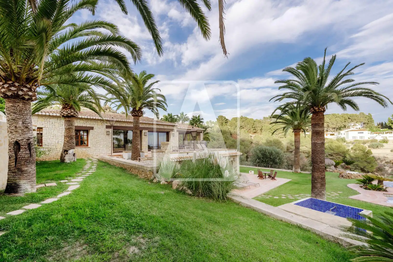 Jardín de Finca rústica en venta en Benissa con Aire acondicionado, Calefacción y Jardín privado