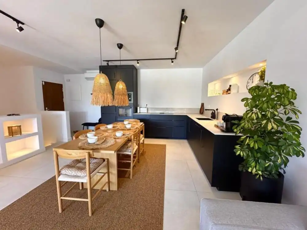 Küche von Maisonette zur Miete in Benahavís mit Klimaanlage, Terrasse und Abstellraum