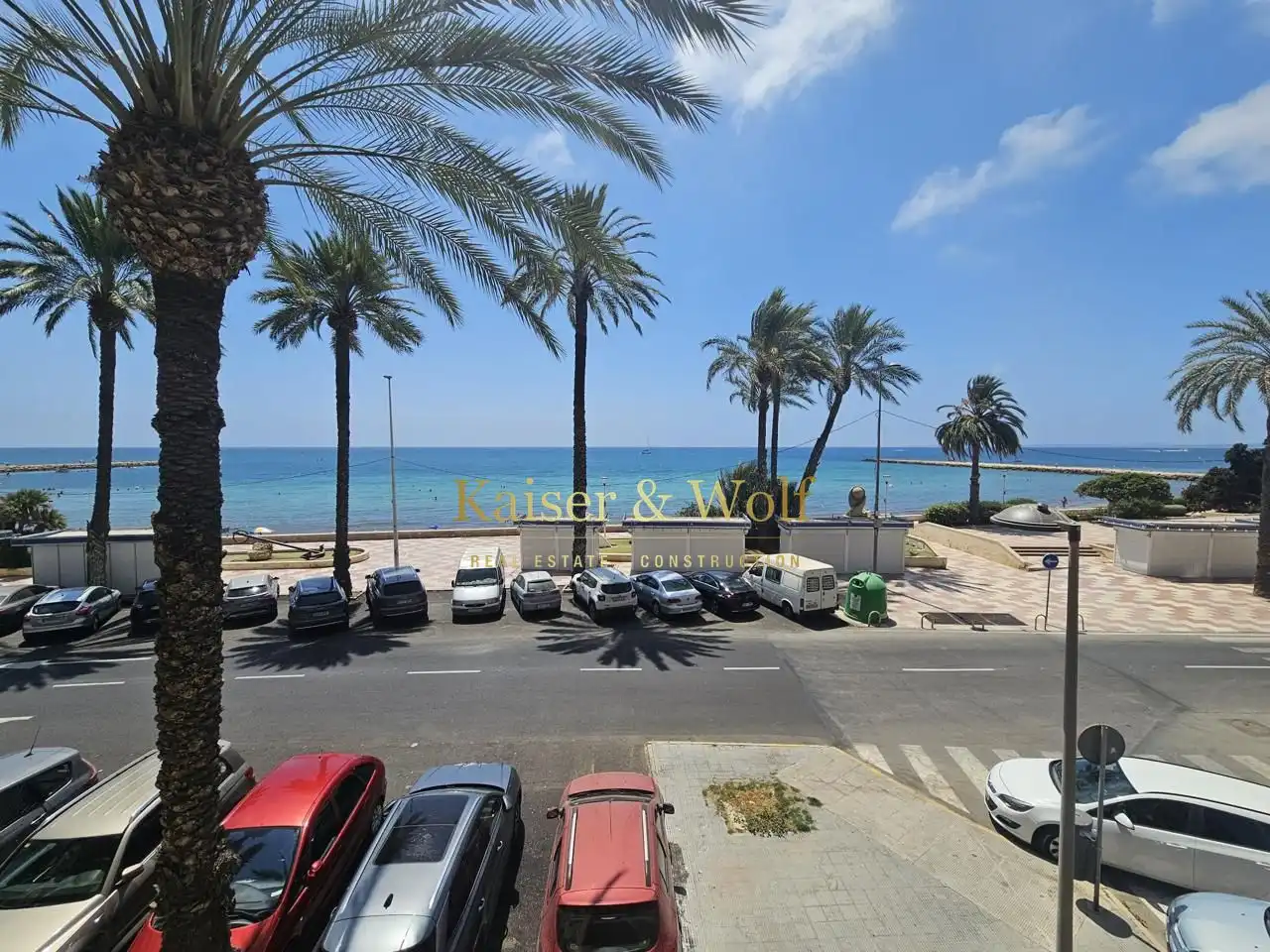 Exterior view of Flat for rent in Santa Pola  with Air Conditioner, Terrace and Furnished