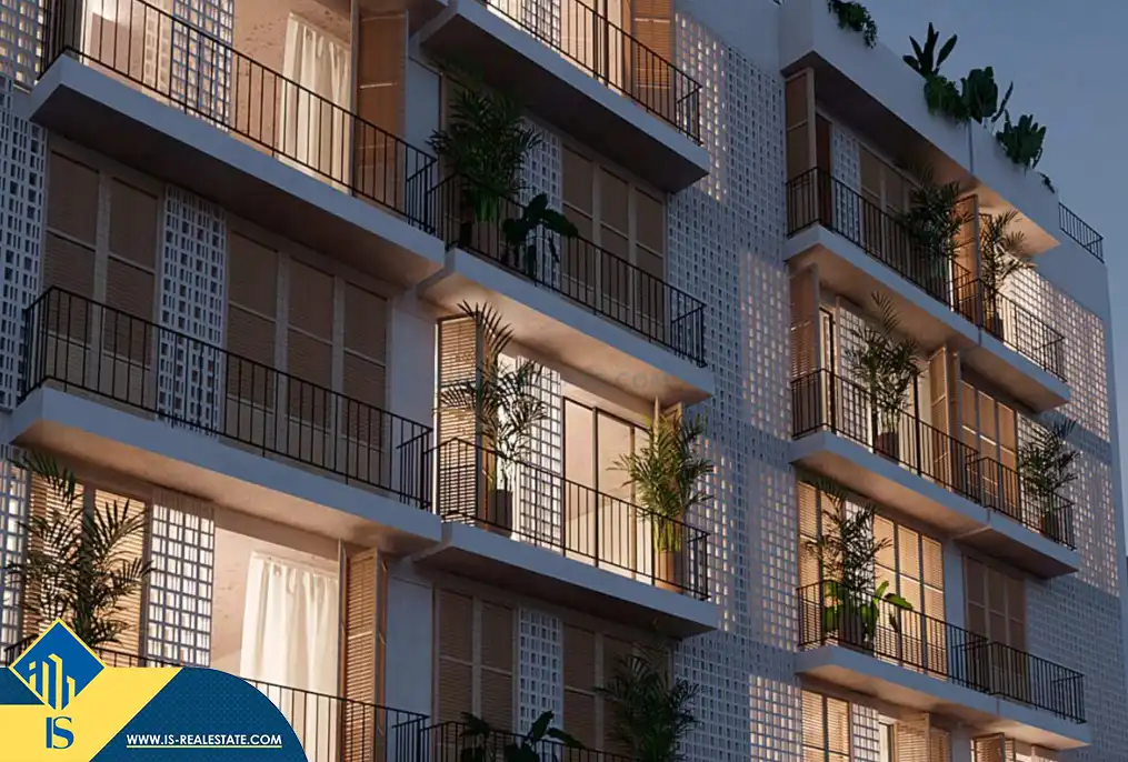 Vista exterior de Apartament en venda en Santa Eulària des Riu amb Terrassa, Moblat i Piscina comunitària
