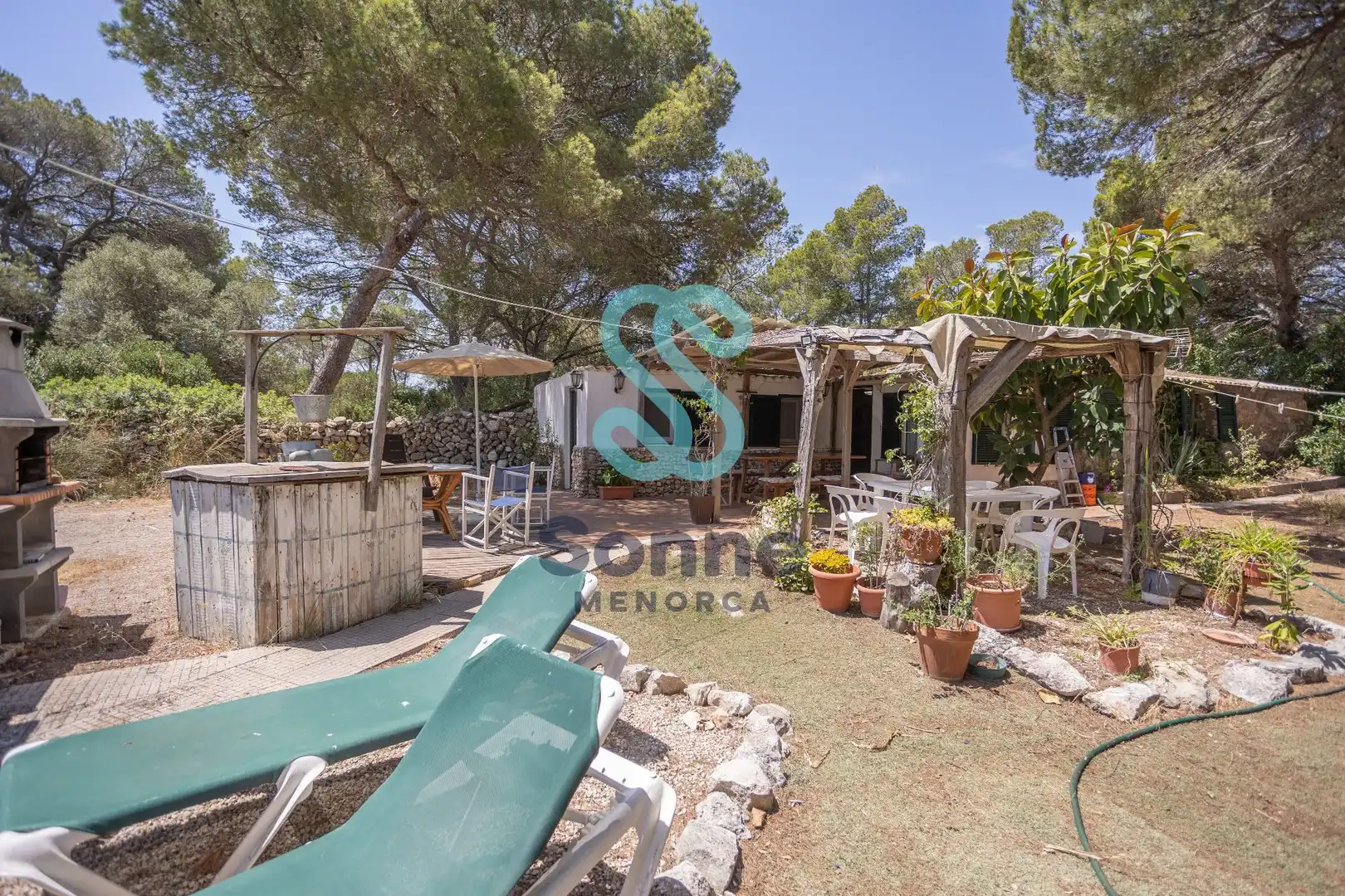 Jardí de Casa o xalet en venda en Ferreries amb Jardí privat, Terrassa i Piscina