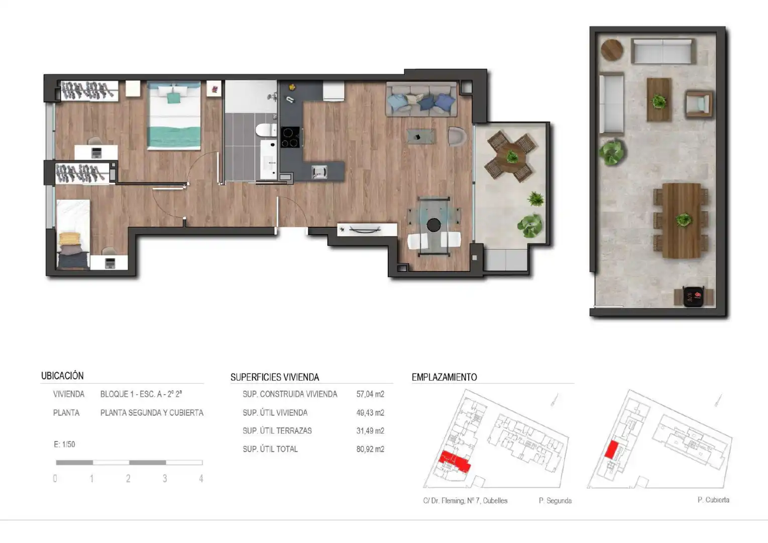Appartement avec terrasse à vendre à Carrer del Doctor Fleming 7, imagen 24
