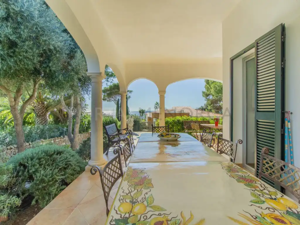 Terraza de Casa o chalet en venta en Sant Lluís con Calefacción, Jardín privado y Piscina