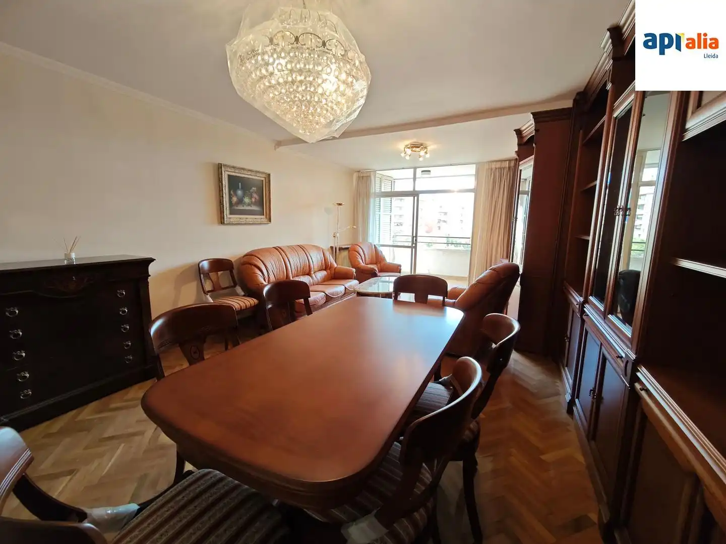Dining room of Flat for sale in Lleida  with Air Conditioner, Heating and Storage room