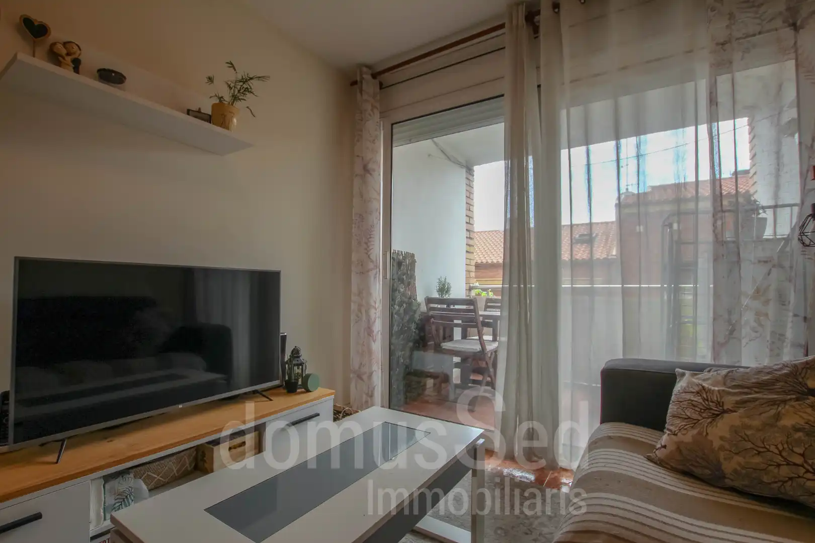 Living room of Flat for rent in El Masnou  with Air Conditioner, Heating and Terrace
