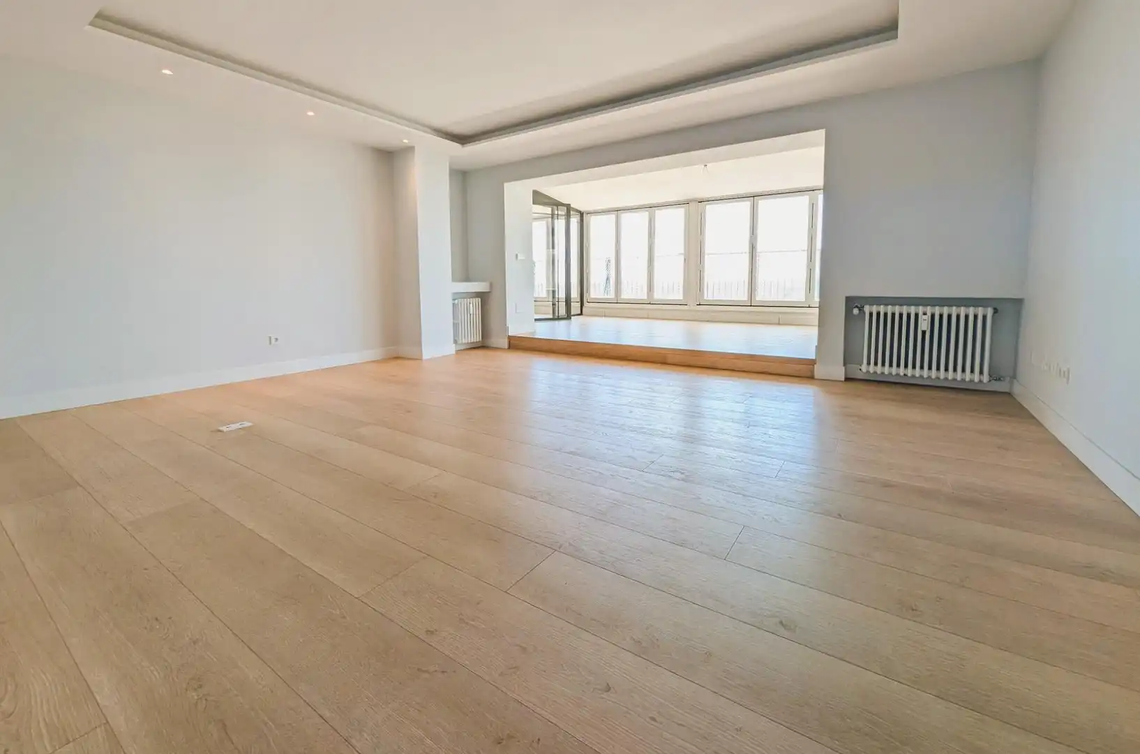 Sala d'estar de Àtic en venda en Madrid amb Aire condicionat, Calefacció i Terrassa