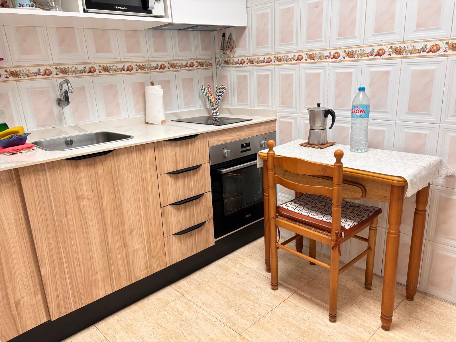 Kitchen of Flat for sale in Alicante / Alacant  with Air Conditioner, Furnished and Oven