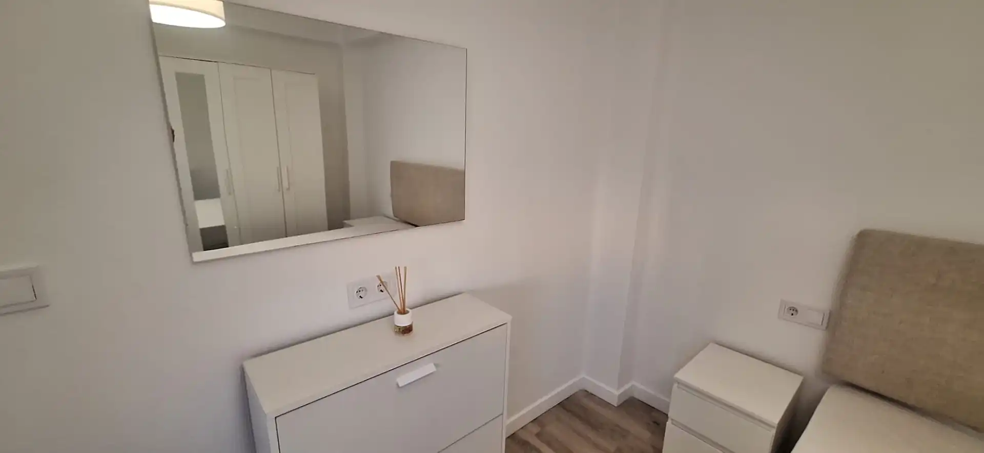 Bedroom of Flat for rent in Málaga  with Furnished, Oven and Washing machine