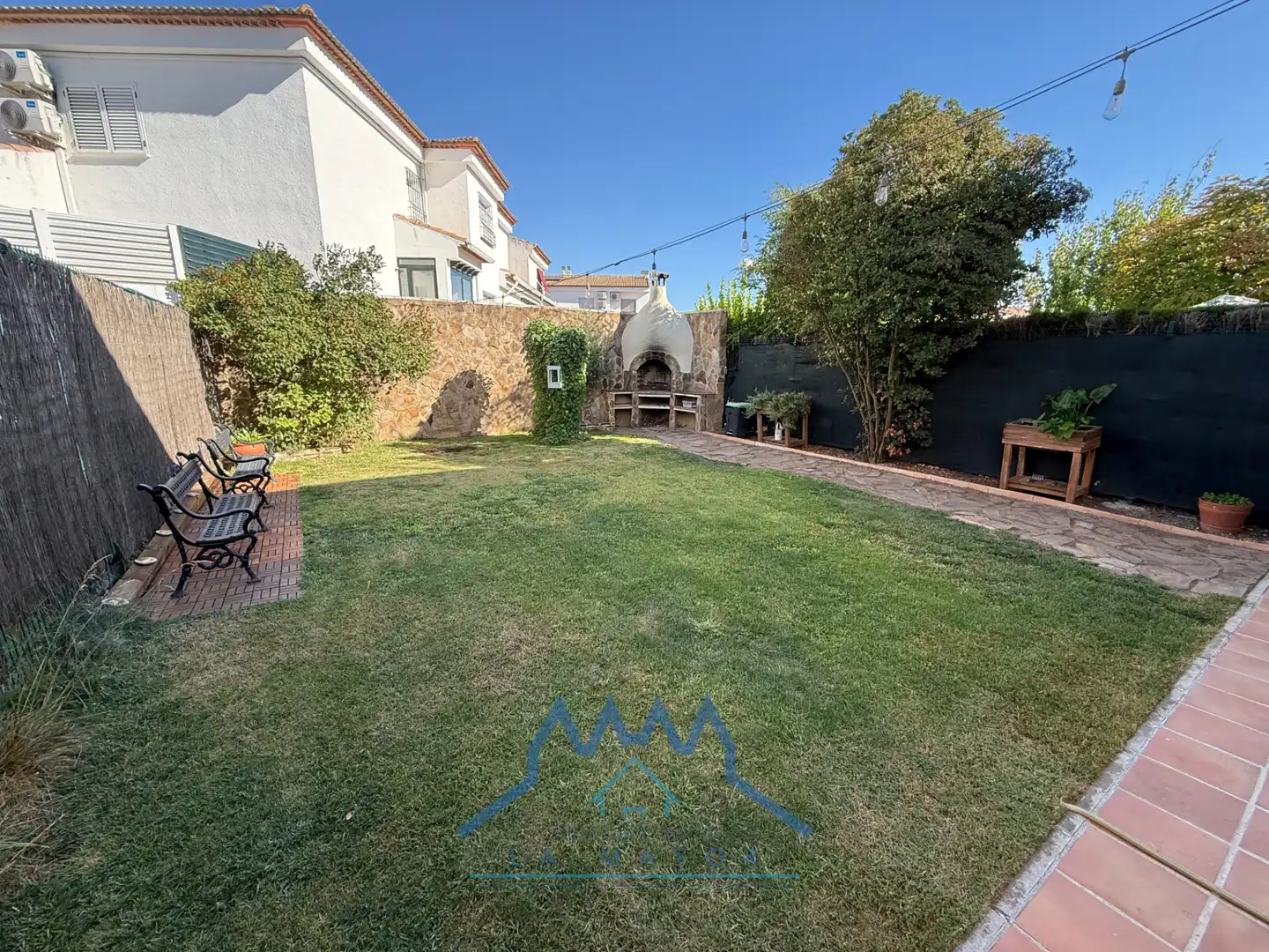 Jardín de Casa adosada en venta en Santa María - Pio XII