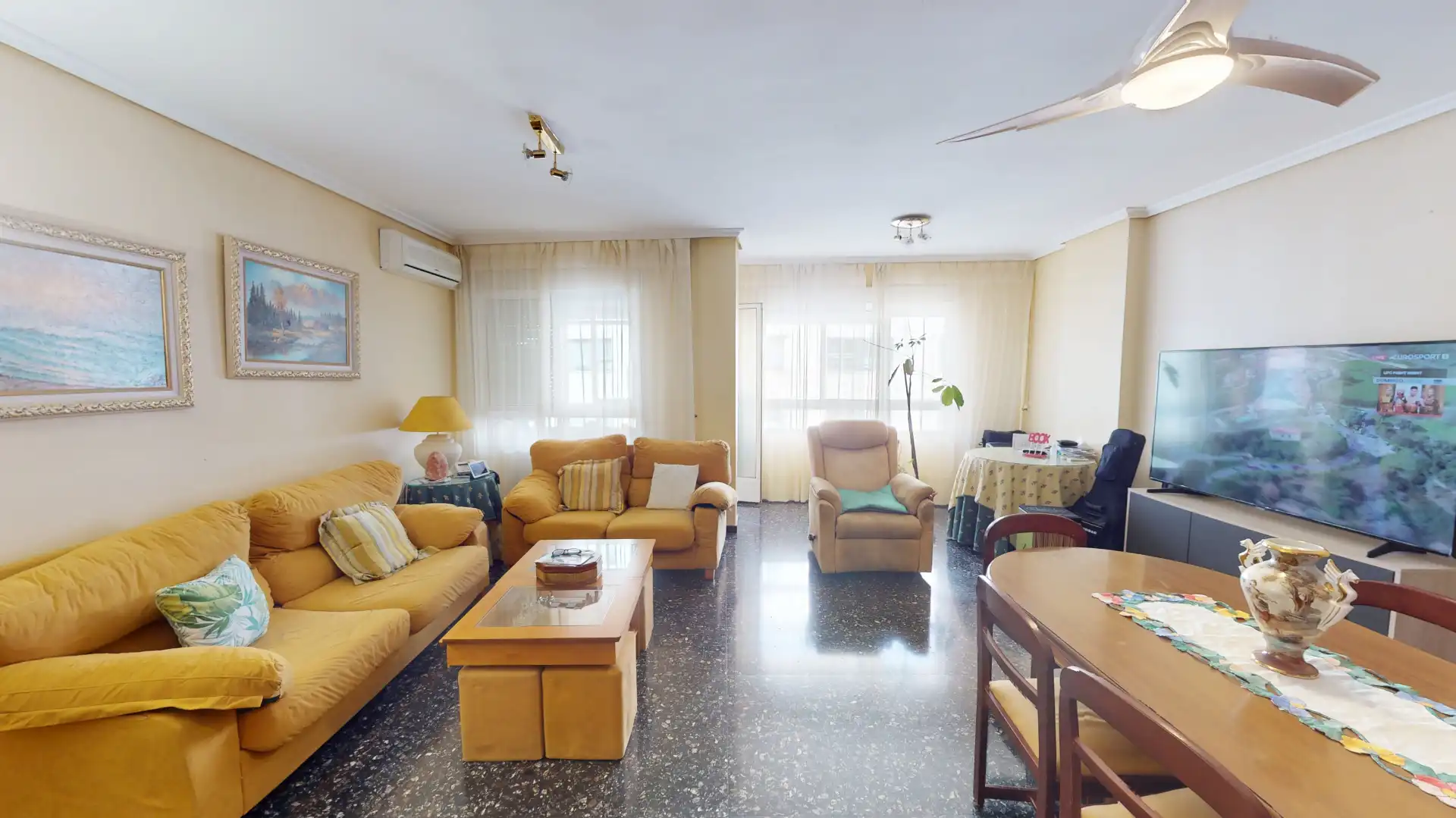 Sala d'estar de Pis en venda en Albacete amb Aire condicionat, Calefacció i Terrassa