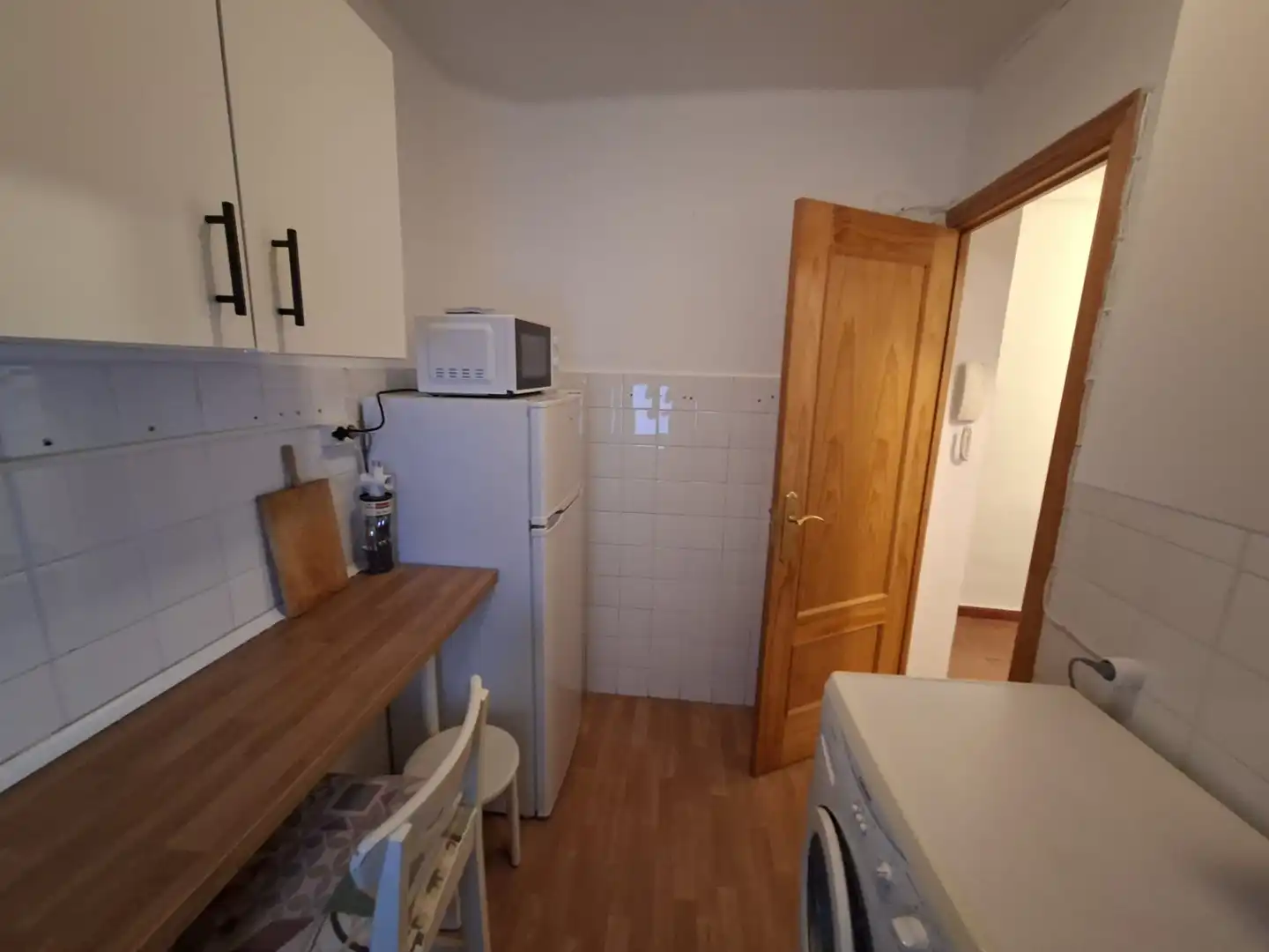 Kitchen of Flat for share in Plasencia  with Furnished