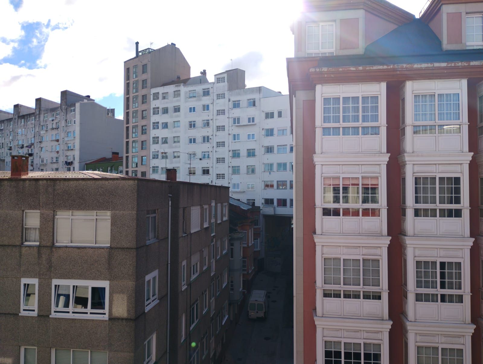 Vista exterior de Pis en venda en A Coruña Capital 
