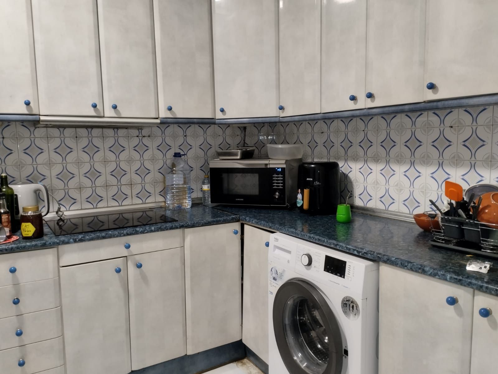 Kitchen of Flat for sale in  Logroño  with Heating, Terrace and Furnished