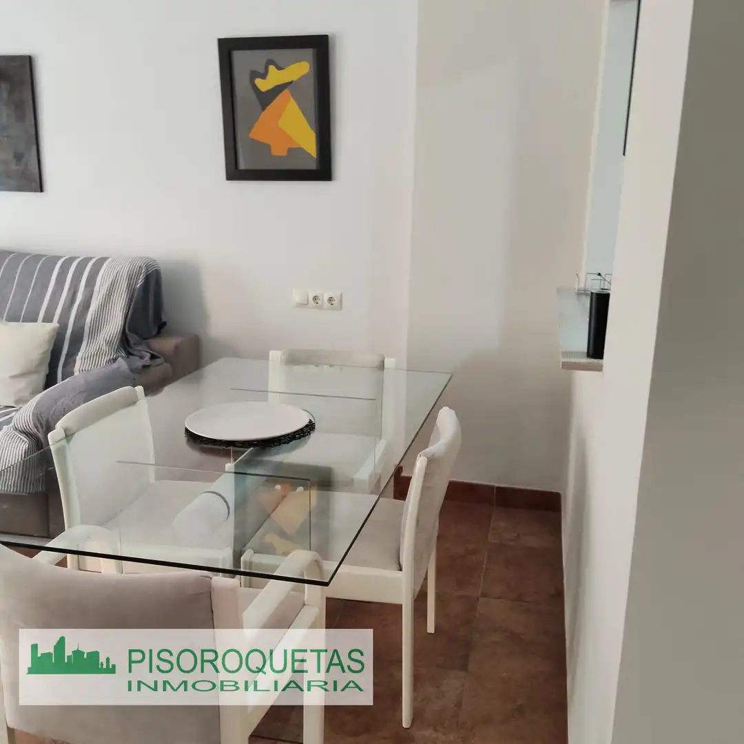 Dining room of Flat for rent in Roquetas de Mar  with Air Conditioner, Heating and Terrace