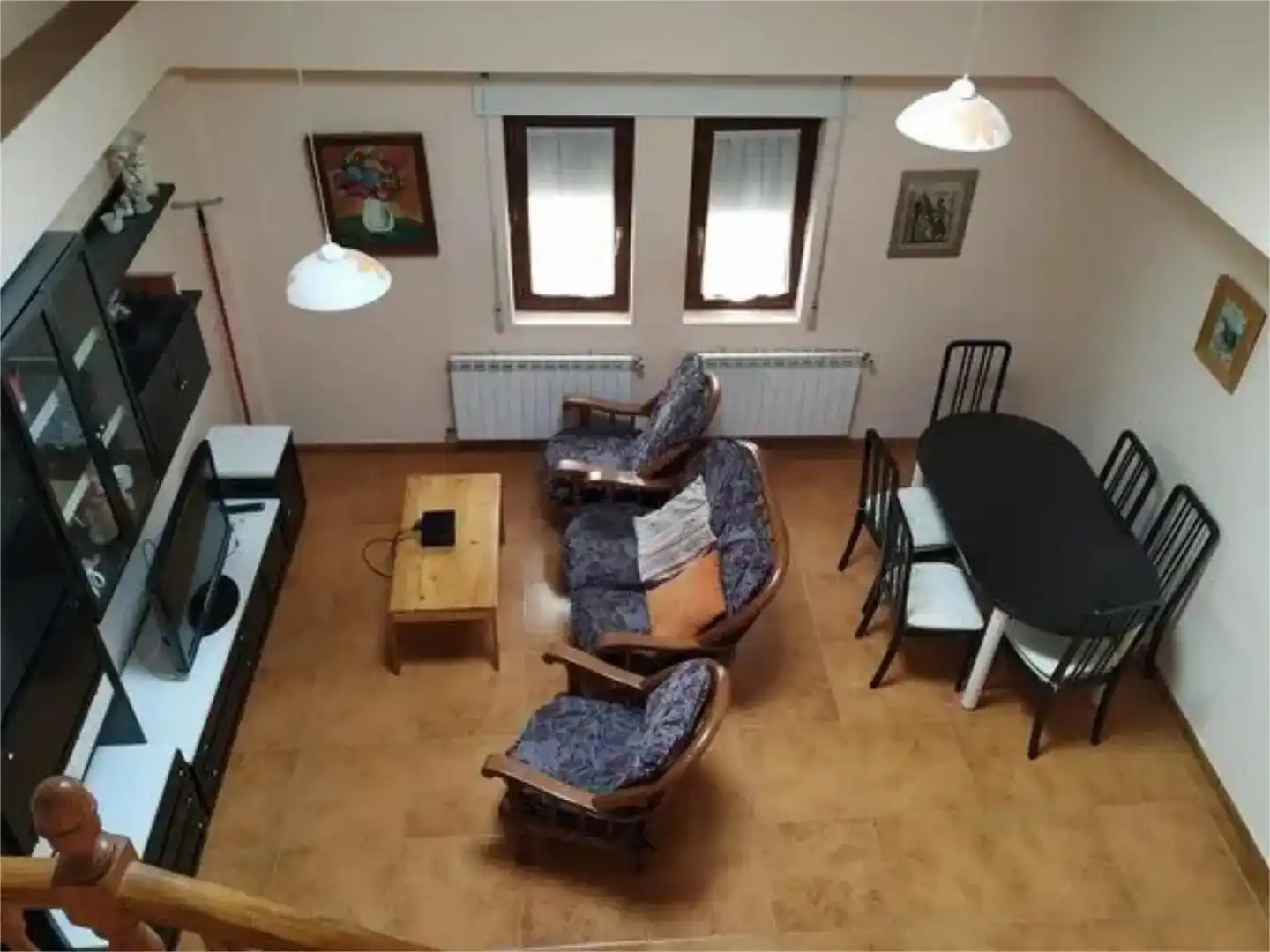 Sala de estar de Piso en venta en Astudillo con Trastero y Amueblado