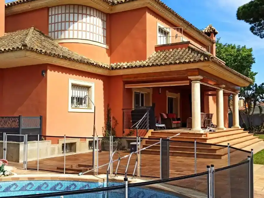Terrassa de Casa o xalet en venda en El Puerto de Santa María amb Aire condicionat, Jardí privat i Parquet