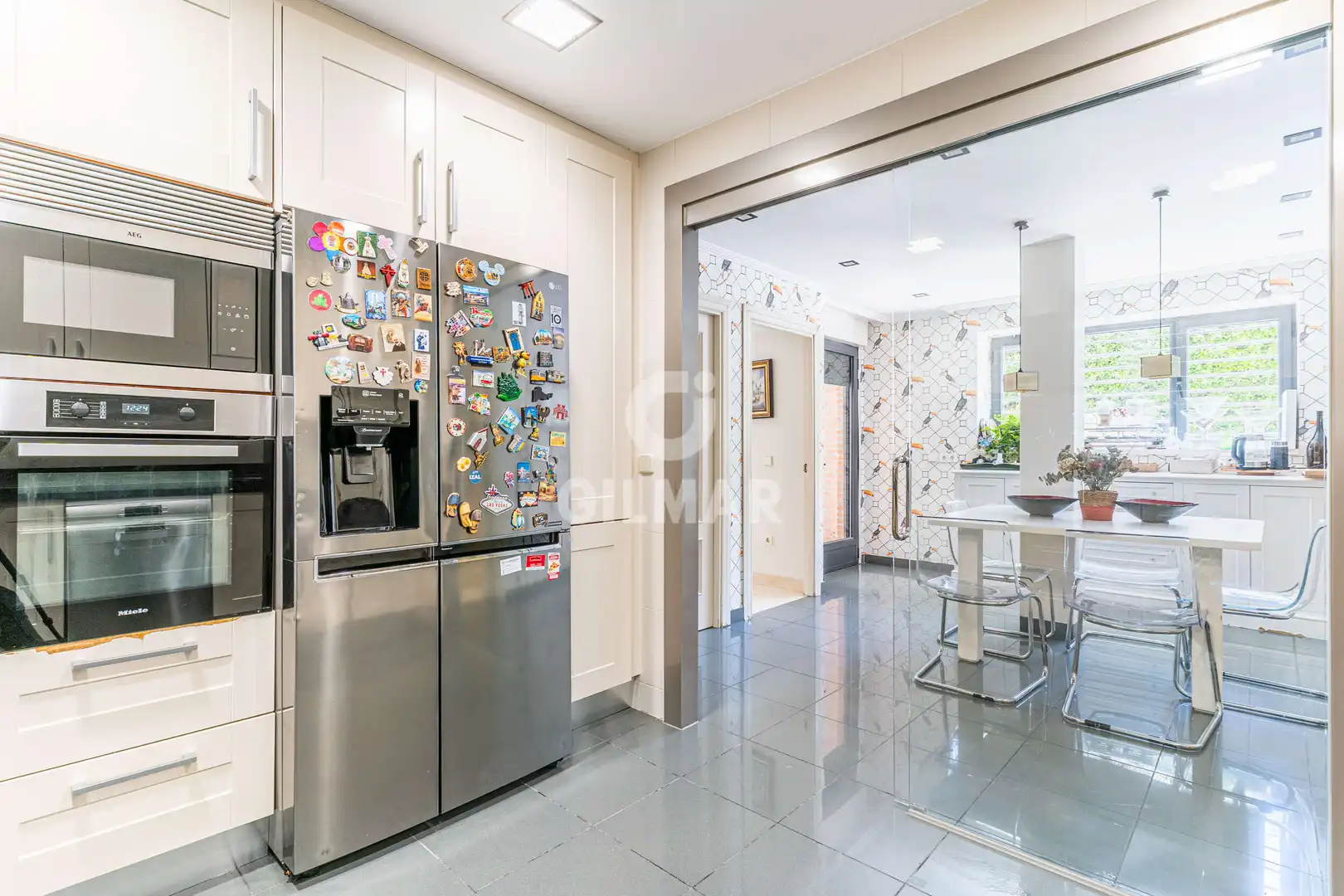 Kitchen of Detached homes for sale in Madrid  with Heating, Private garden and Swimming Pool