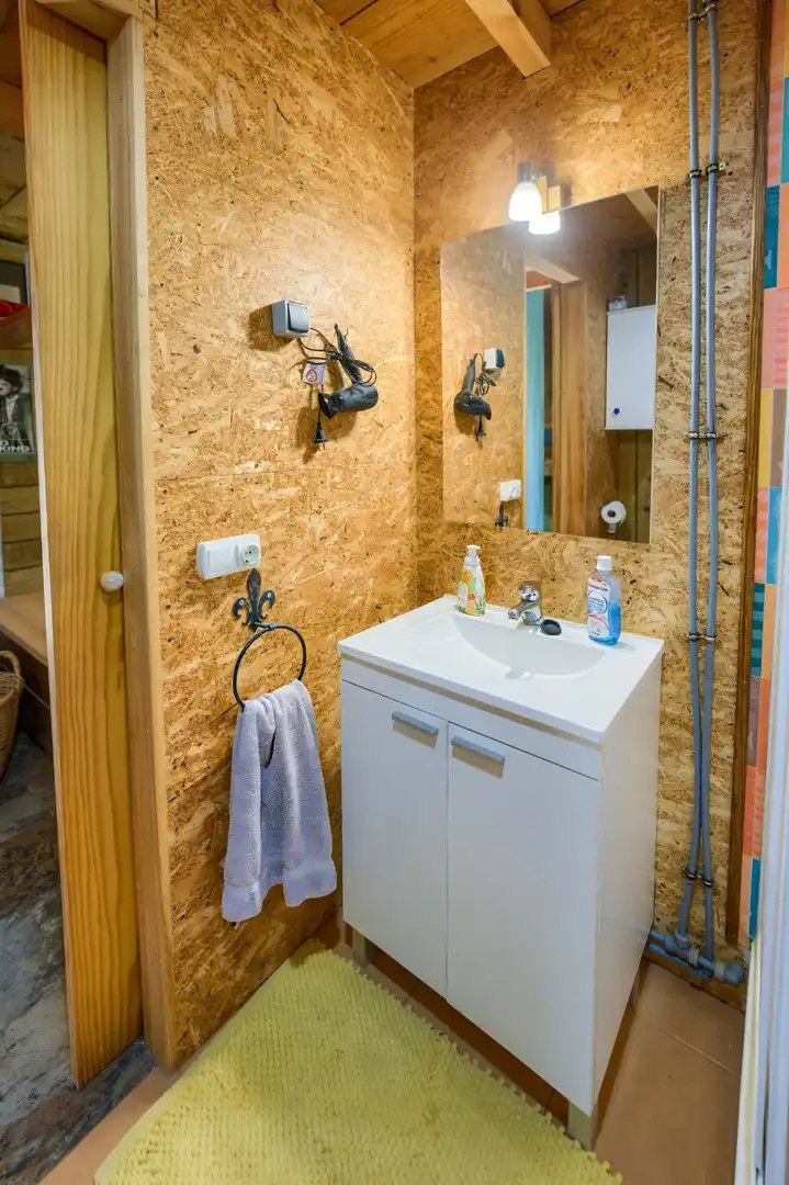 Baño de Casa o chalet en venta en Sanlúcar la Mayor con Aire acondicionado, Jardín privado y Trastero