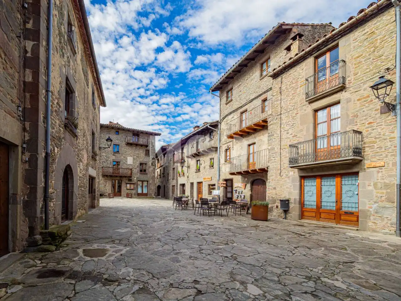 Vista exterior de Casa o chalet en venta en Rupit i Pruit con Calefacción y Terraza