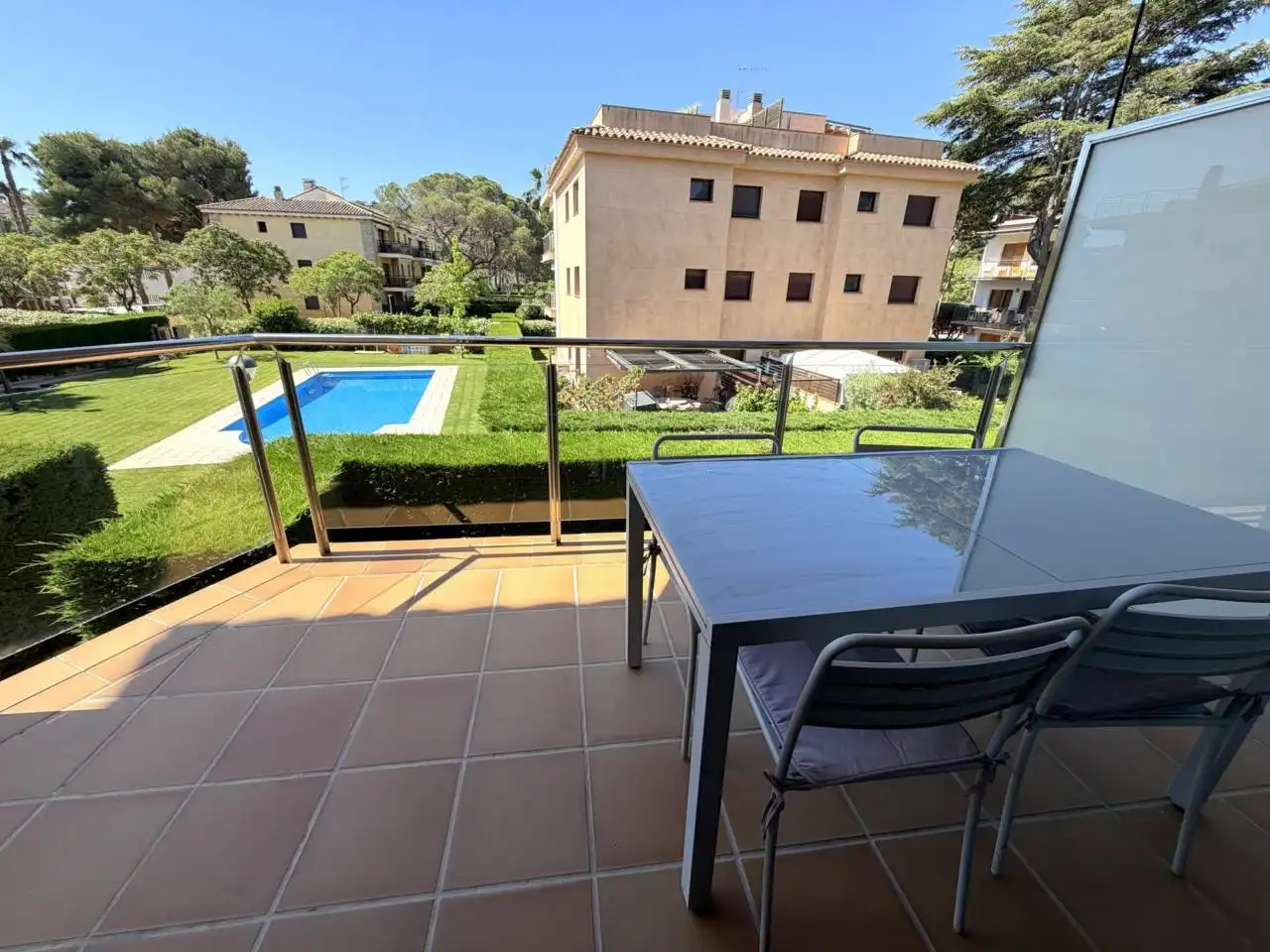 Terraza de Apartamento en venta en Castell d'Aro, Platja d'Aro i s'Agaró con Aire acondicionado, Calefacción y Terraza