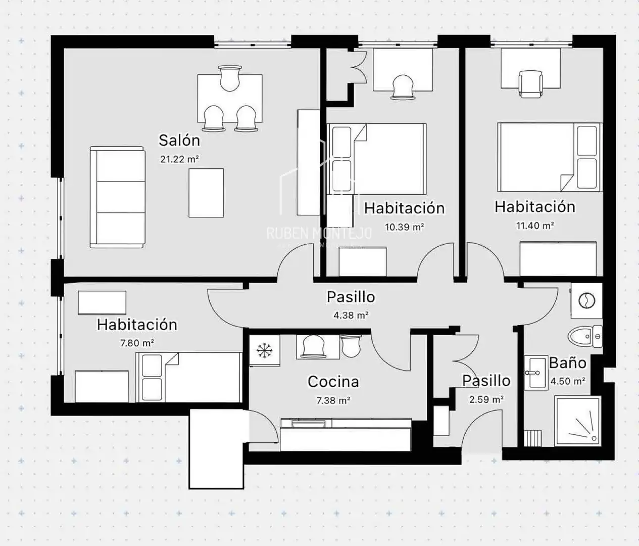Wohnung zur Miete in María Auxiliadora, Labradores