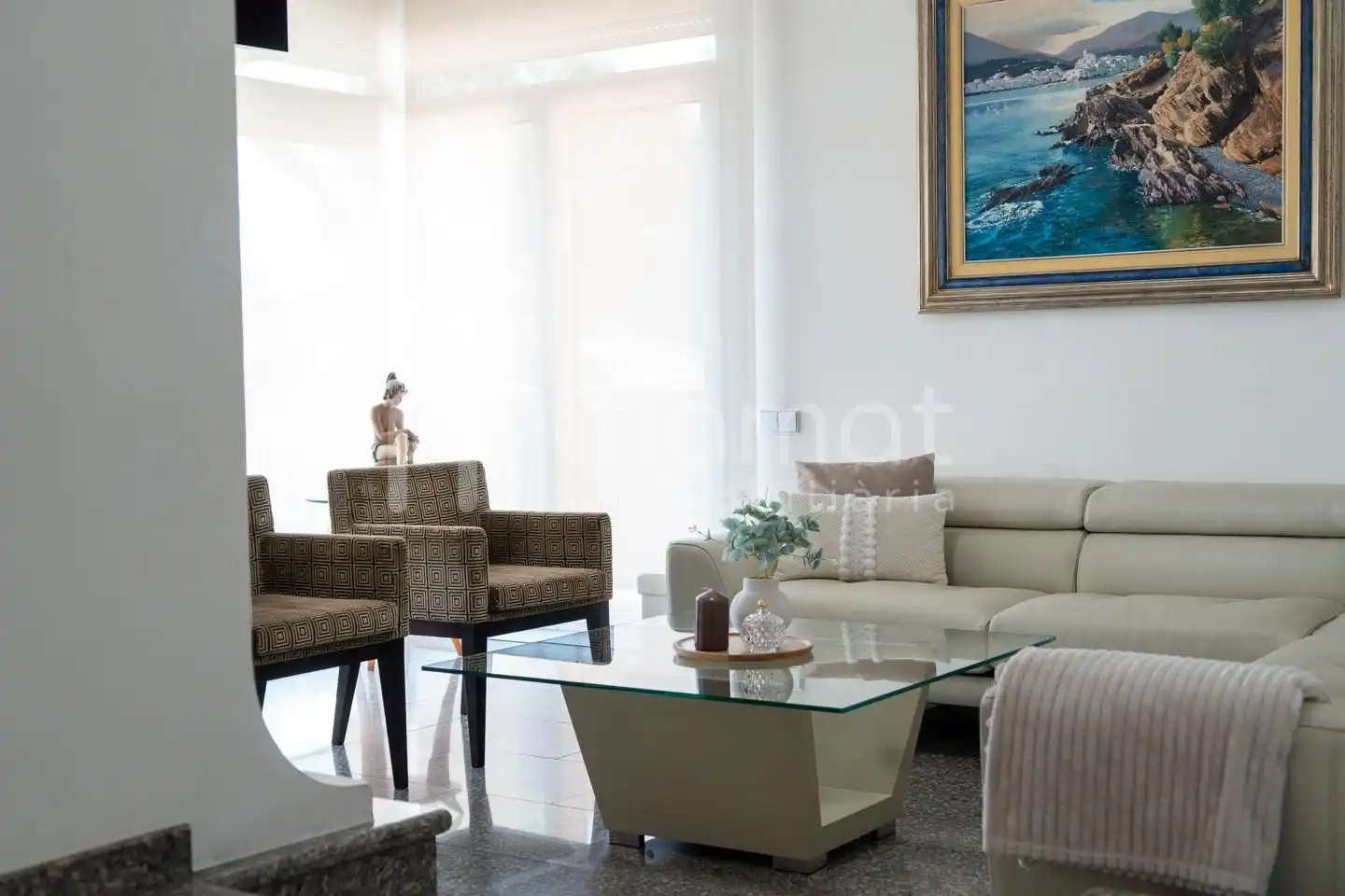 Sala d'estar de Casa o xalet en venda en Sabadell amb Piscina
