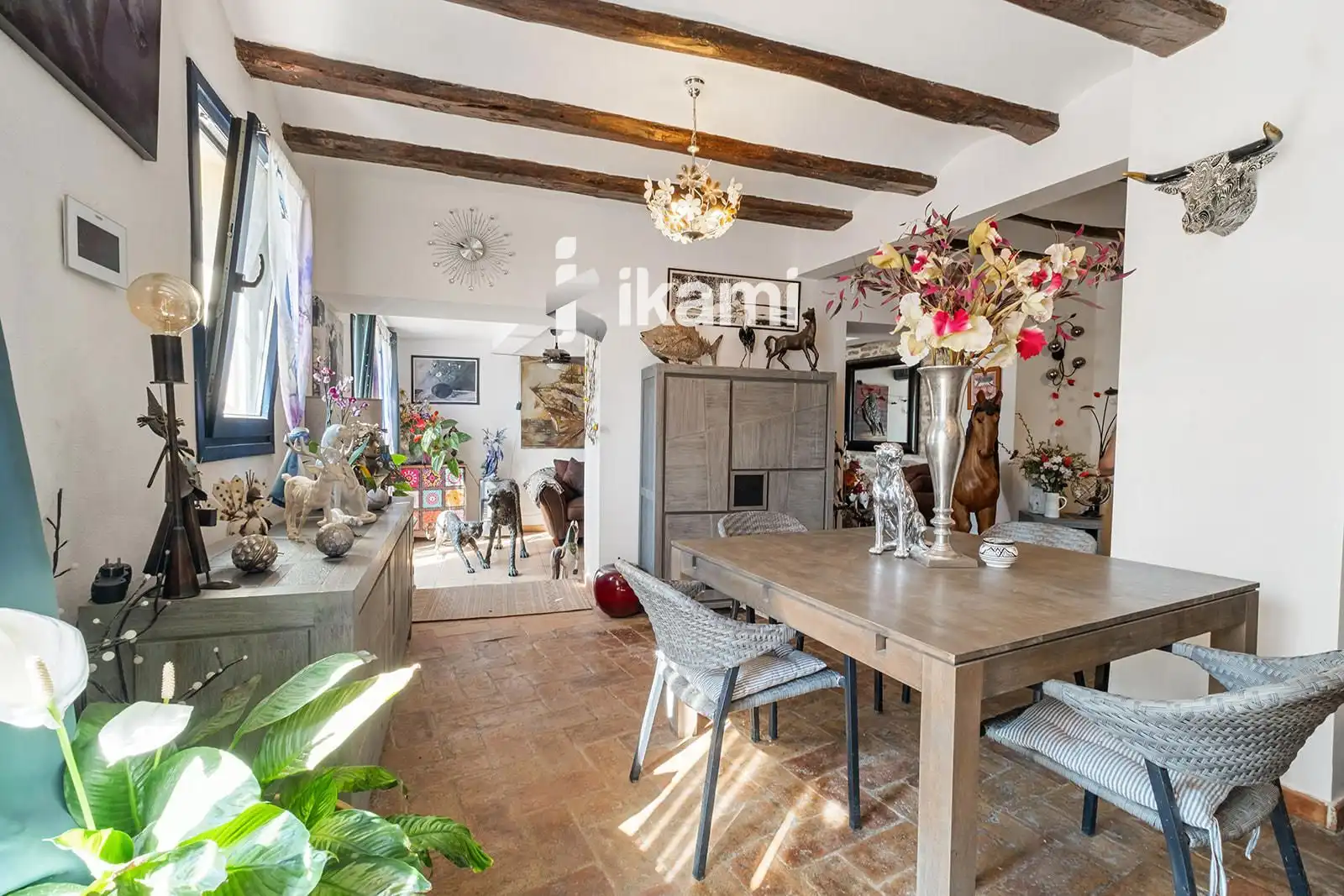 Sala d'estar de Casa o xalet en venda en L'Ametlla de Mar  amb Terrassa, Traster i Piscina