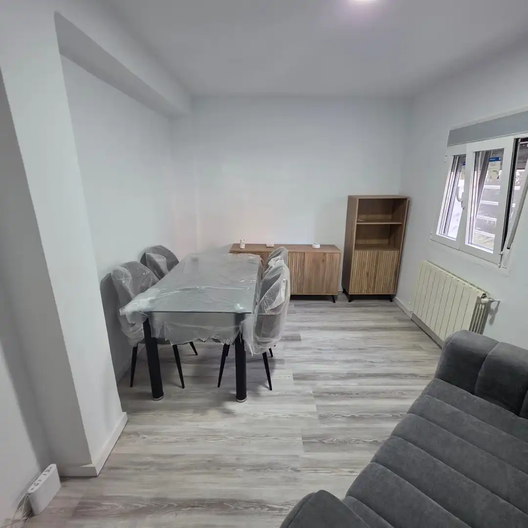Dining room of Flat for sale in Madrid  with Heating, Private garden and Furnished