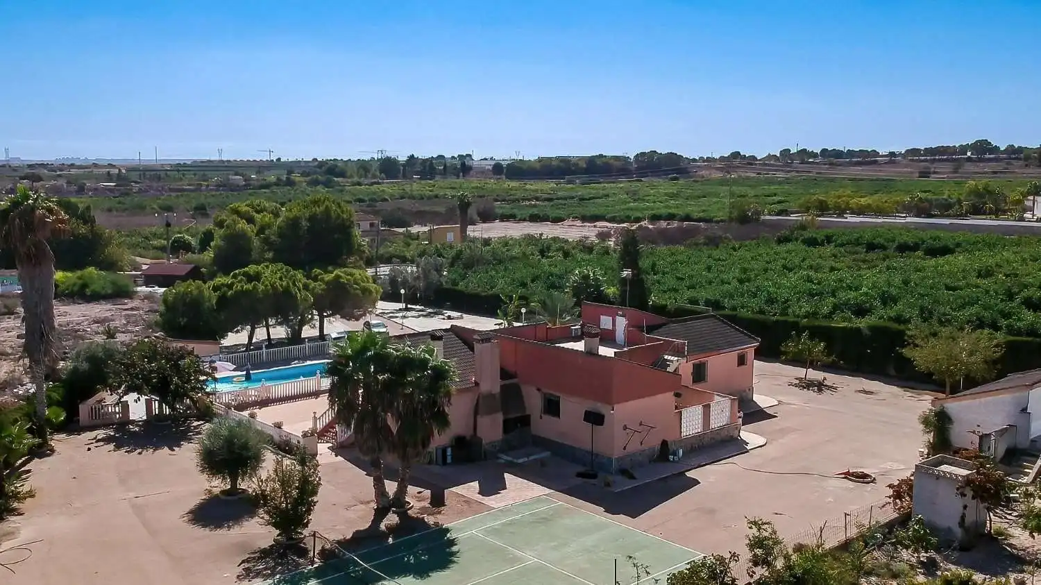 Jardín de Finca rústica en venta en Algorfa con Aire acondicionado, Calefacción y Terraza