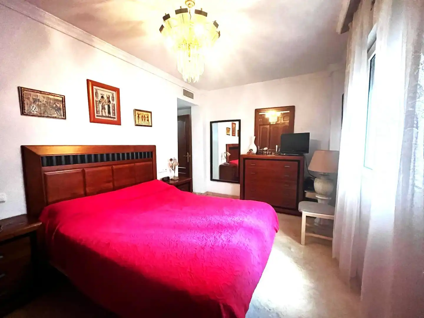 Bedroom of Flat for sale in Córdoba  with Air Conditioner, Terrace and Furnished