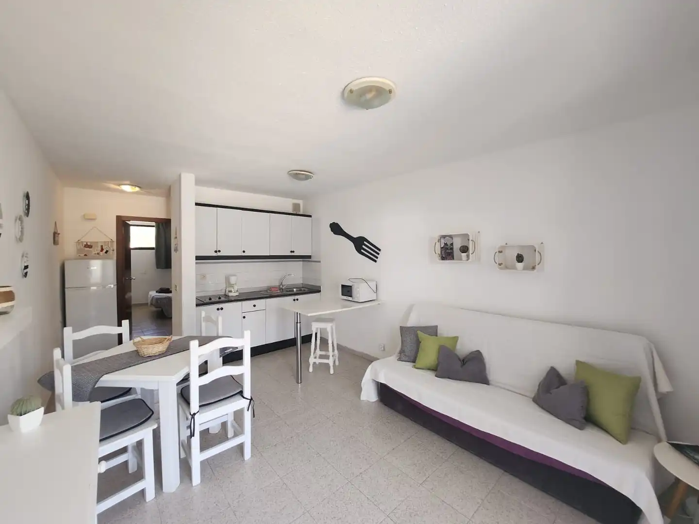 Wohnzimmer von Wohnung zum Verkauf in Antigua mit Terrasse, Möbliert und Gemeinschaftspool