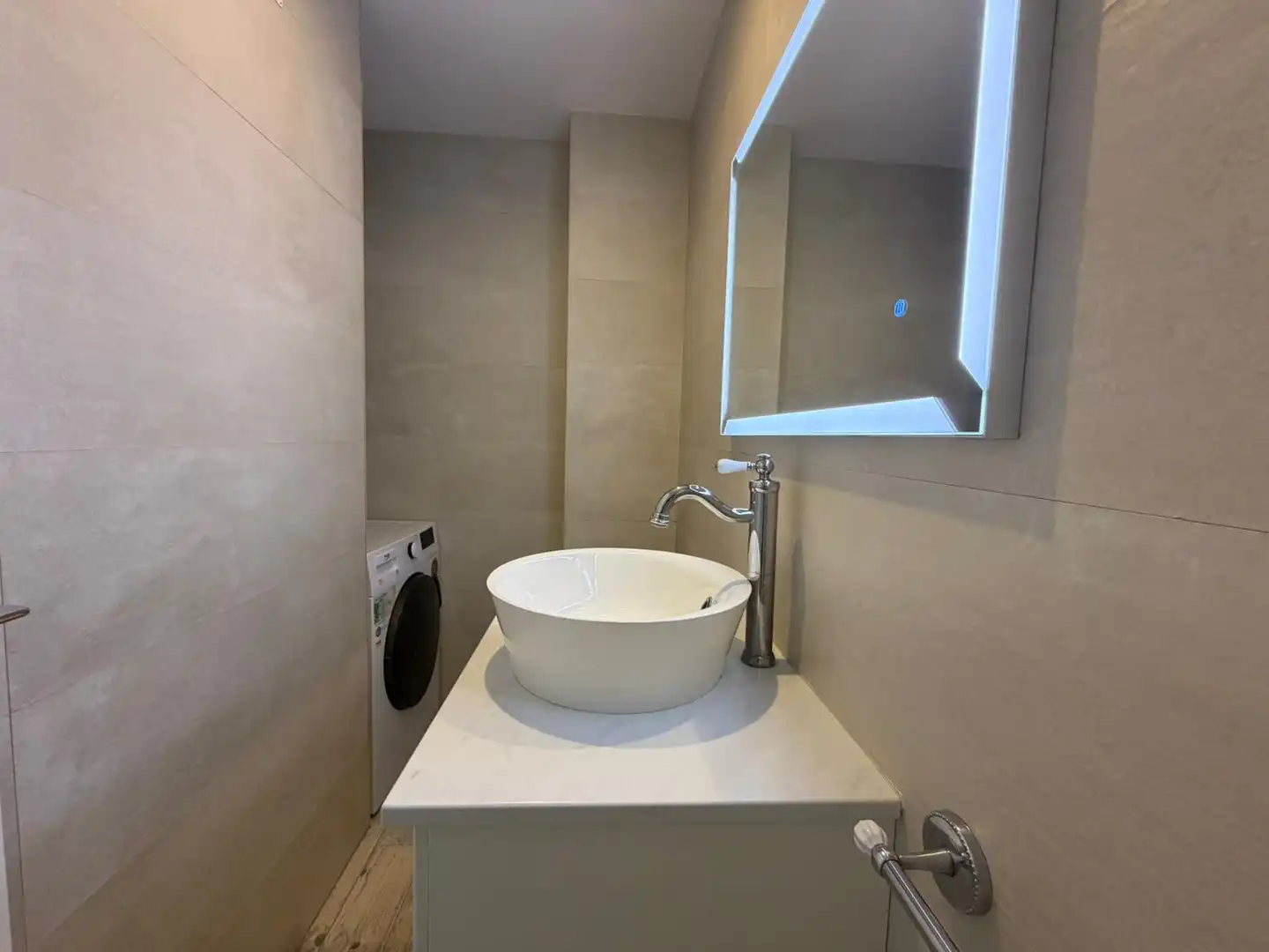 Baño de Apartamento en venta en Mont-roig del Camp con Parquet, Amueblado y Horno