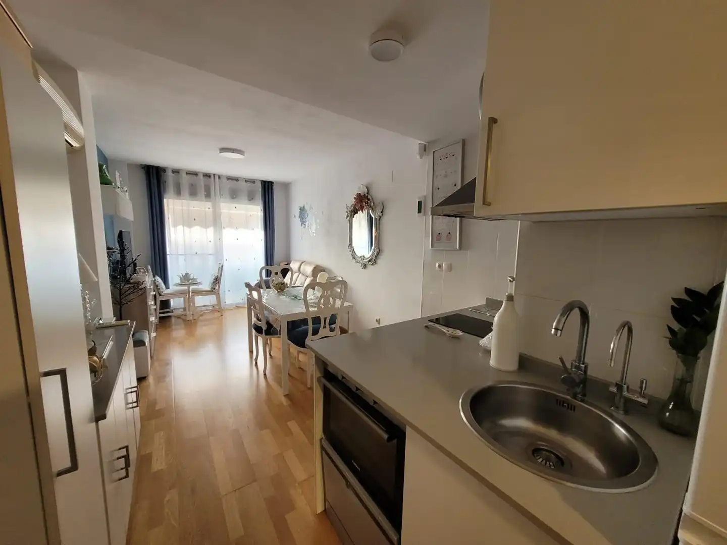 Cocina de Apartamento en venta en Alicante / Alacant con Aire acondicionado, Terraza y Trastero