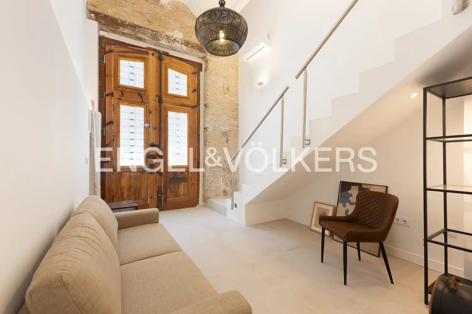 Sala d'estar de Pis de lloguer en Valencia amb Aire condicionat, Calefacció i Terrassa