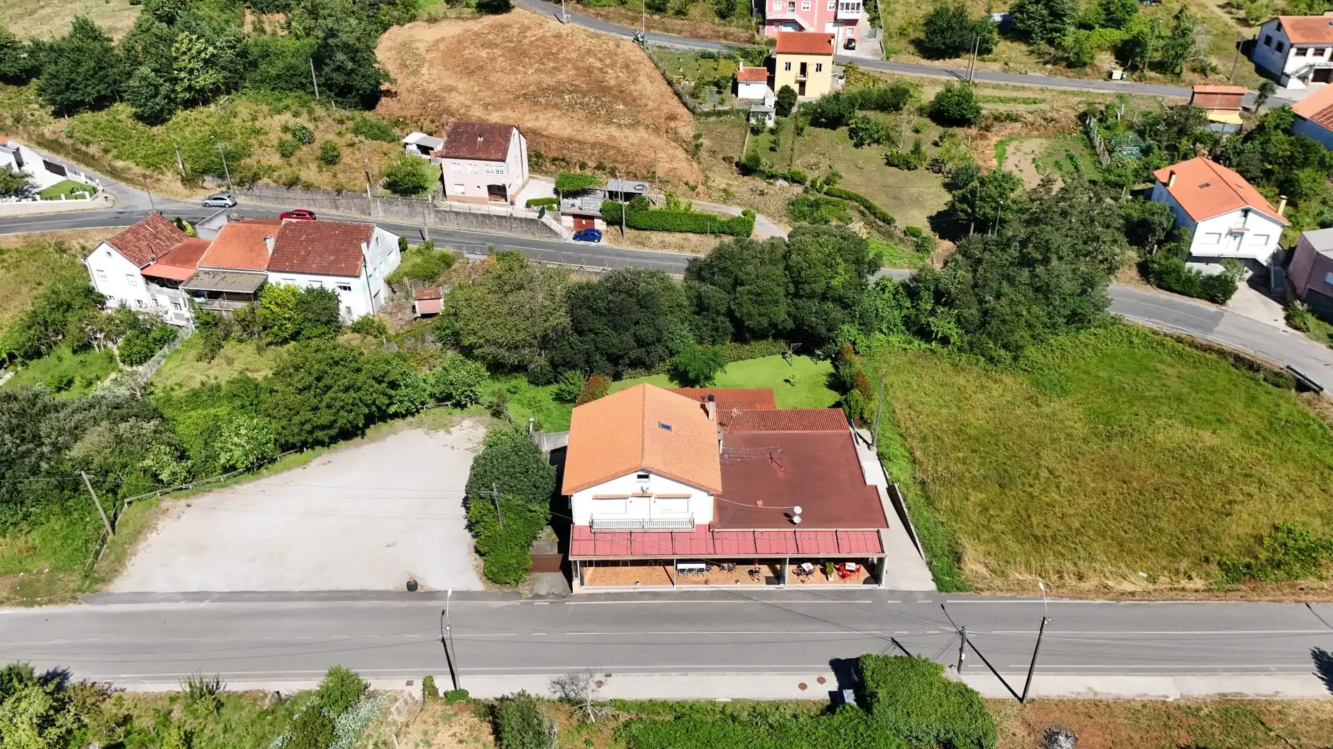 Vista exterior de Casa o xalet en venda en Lousame amb Aire condicionat, Calefacció i Terrassa