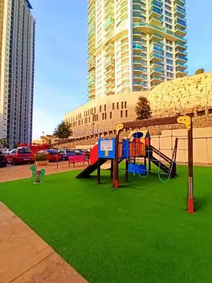 Parkplatz von Wohnungen zum Verkauf in Benidorm mit Privatgarten, Möbliert und Gemeinschaftspool