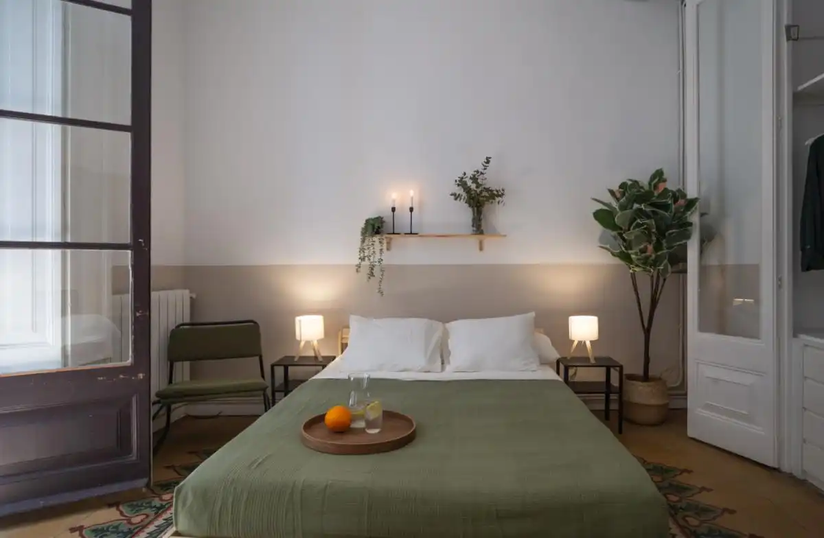 Habitación de Apartamento para compartir en Barcelona con Aire acondicionado, Calefacción y Amueblado