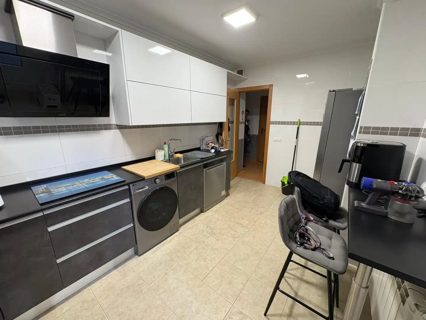 Cuina de Apartament en venda en Santovenia de Pisuerga amb Calefacció, Terrassa i Traster