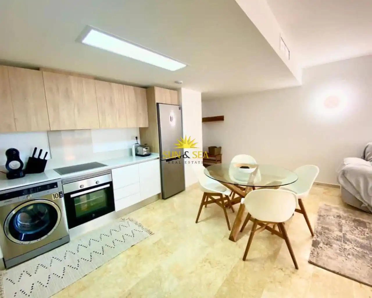Kitchen of Apartments for rent in Torrevieja  with Air Conditioner, Heating and Terrace